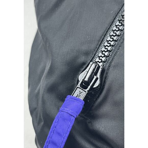 Vtg Columbia Womens Reversible Jacket Coat Purple Black Radial Sleeve 2XL Nylon - Picture 13 of 16